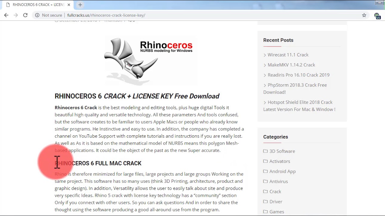license key for rhino 6